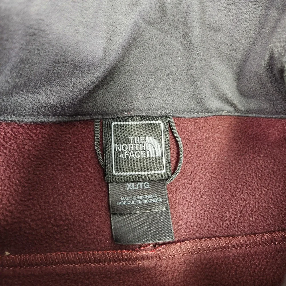 North Face Apex Bionic Jacket Men XL Softshell Fleece Lined Red Full Zip Outdoor